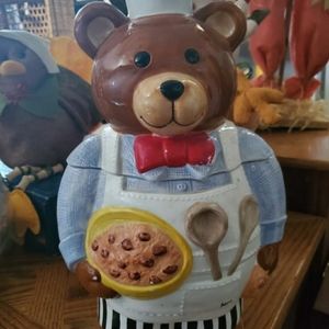 💥💥Chef Teddy Bear 🧸 Cookie 🍪 Jar